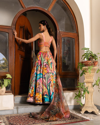 Tropical Paradise Lehenga