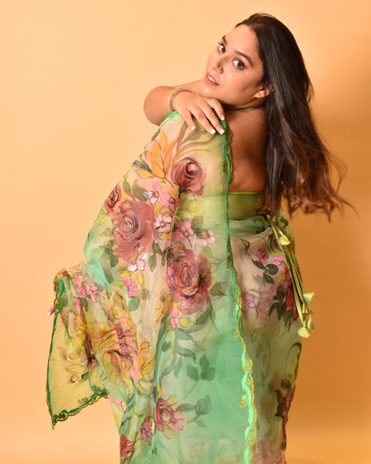 Floral Rapsody Saree