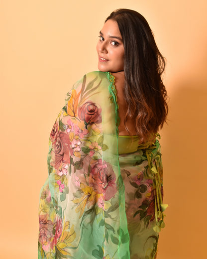 Floral Rapsody Saree