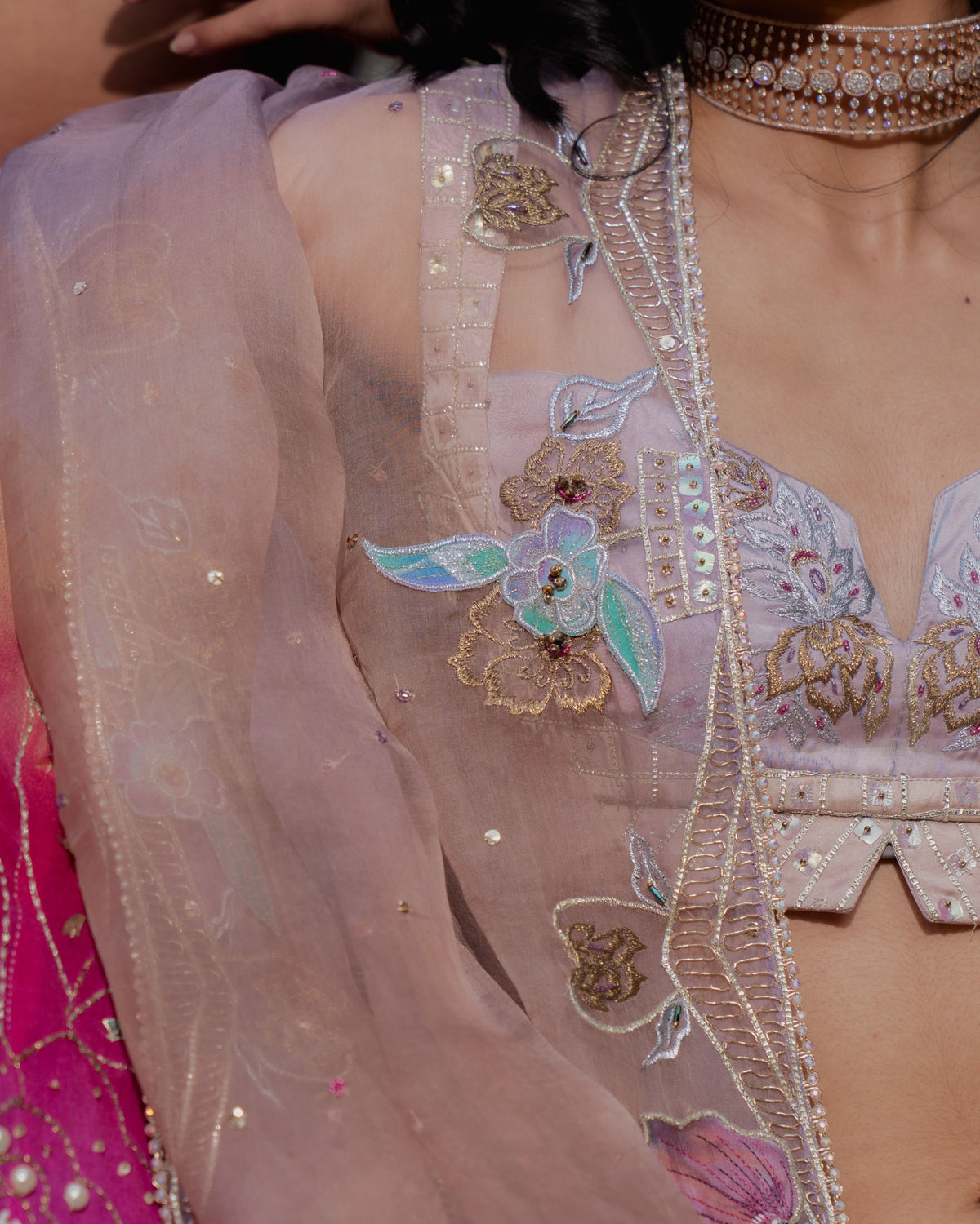 Lilac Love Lehenga