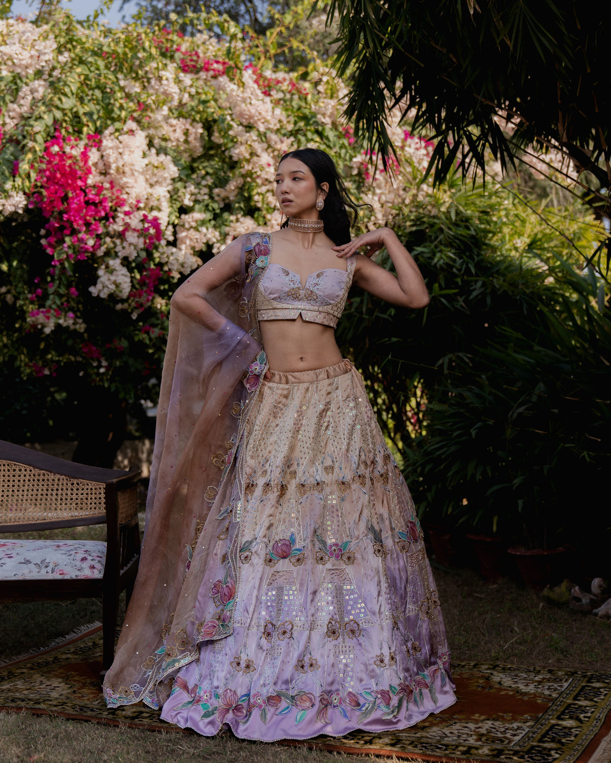 Lilac Love Lehenga