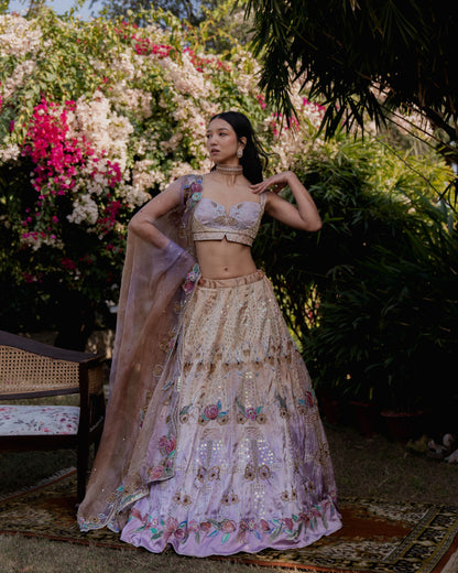 Lilac Love Lehenga
