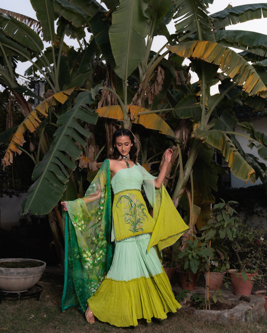 The Lily of the Valley Sharara set