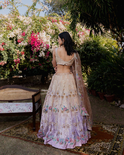 Lilac Love Lehenga
